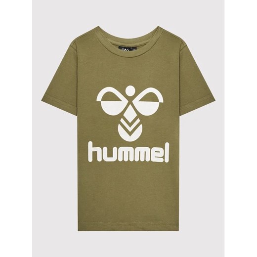 Hummel T-Shirt Tres 213851 Zielony Regular Fit Hummel 98 wyprzedaż MODIVO