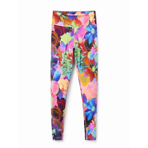 Desigual Legginsy Tulipa 23SWKK07 Kolorowy Slim Fit Desigual M MODIVO okazja