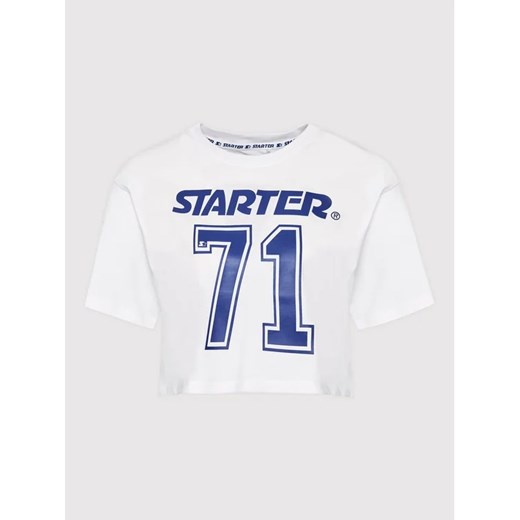 Starter T-Shirt SDG-006-BD Biały Relaxed Fit Starter L promocyjna cena MODIVO