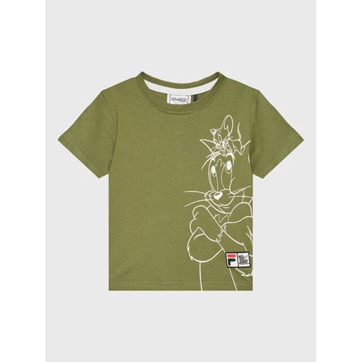 Fila T-Shirt Toyama 771204 Zielony Relaxed Fit ze sklepu MODIVO w kategorii T-shirty chłopięce - zdjęcie 168379237