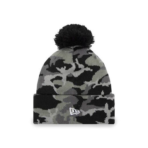 New Era Czapka Camo Bobble 60284546 Szary ze sklepu MODIVO w kategorii Czapki zimowe męskie - zdjęcie 168379609