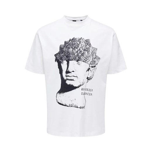 Only & Sons T-Shirt 22025274 Biały Relaxed Fit ze sklepu MODIVO w kategorii T-shirty męskie - zdjęcie 168379795