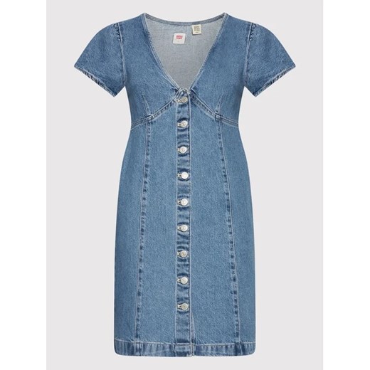 Levi's® Sukienka jeansowa Erin A3338-0000 Niebieski Regular Fit XS wyprzedaż MODIVO