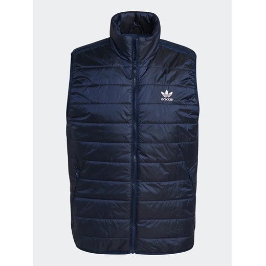 adidas Kamizelka Padded Stand Collar Puffer Vest HL9216 Niebieski Regular Fit M MODIVO