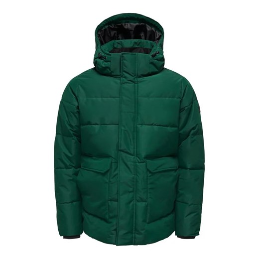 Only & Sons Kurtka puchowa 22025825 Zielony Regular Fit Only & Sons XXL okazyjna cena MODIVO