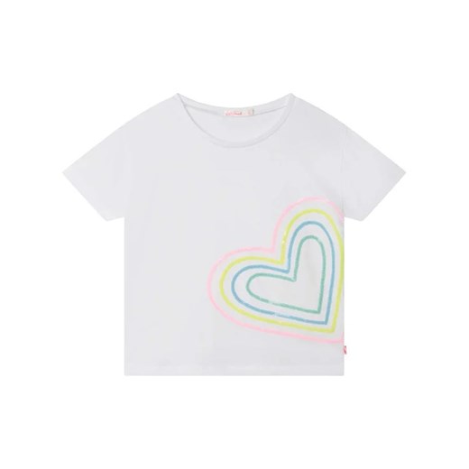 Billieblush T-Shirt U15B23 Biały Regular Fit ze sklepu MODIVO w kategorii Bluzki dziewczęce - zdjęcie 168380355