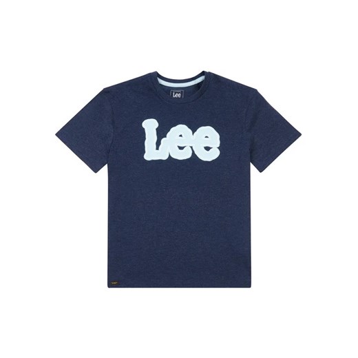 Lee T-Shirt Large Puff Print LEE0138 Granatowy Regular Fit Lee 10_11Y MODIVO