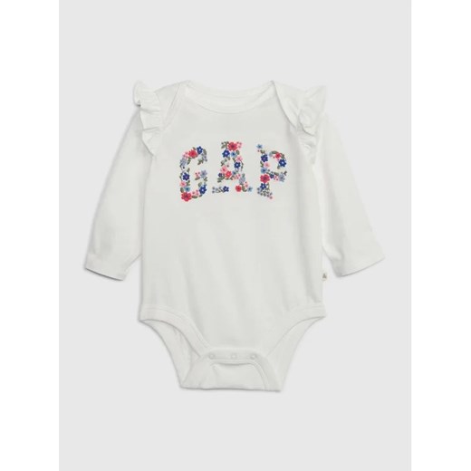 Gap Body 784379-00 Biały Regular Fit ze sklepu MODIVO w kategorii Body niemowlęce - zdjęcie 168380549