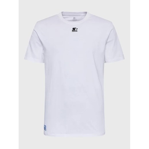 Starter T-Shirt SMN-316-122 Biały Regular Fit ze sklepu MODIVO w kategorii T-shirty męskie - zdjęcie 168380576