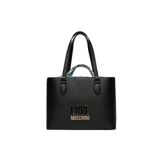 LOVE MOSCHINO Torebka JC4210PP1ILQ100A Czarny ze sklepu MODIVO w kategorii Torby Shopper bag - zdjęcie 168380887
