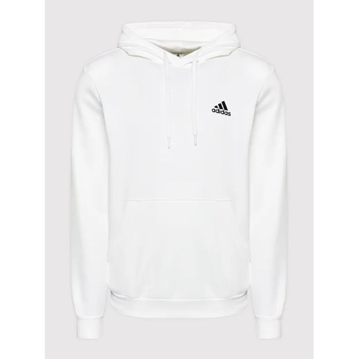 adidas Bluza FeelCozy Hoodie H12211 Biały Regular Fit XL MODIVO