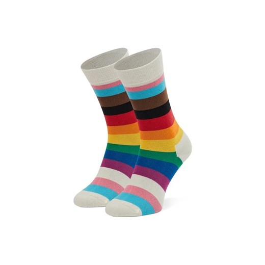 Happy Socks Skarpety wysokie damskie PRS01-0200 Kolorowy ze sklepu MODIVO w kategorii Skarpetki damskie - zdjęcie 168382438