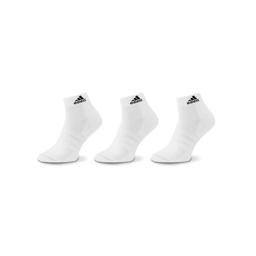 adidas Zestaw 3 par wysokich skarpet unisex HT3441 Biały ze sklepu MODIVO w kategorii Skarpetki damskie - zdjęcie 168383575