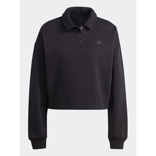 adidas Bluza All SZN Fleece Graphic IL1514 Czarny Loose Fit S MODIVO