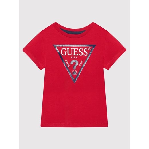 Guess T-Shirt N73I55 K8HM0 Czerwony Regular Fit Guess 2Y MODIVO