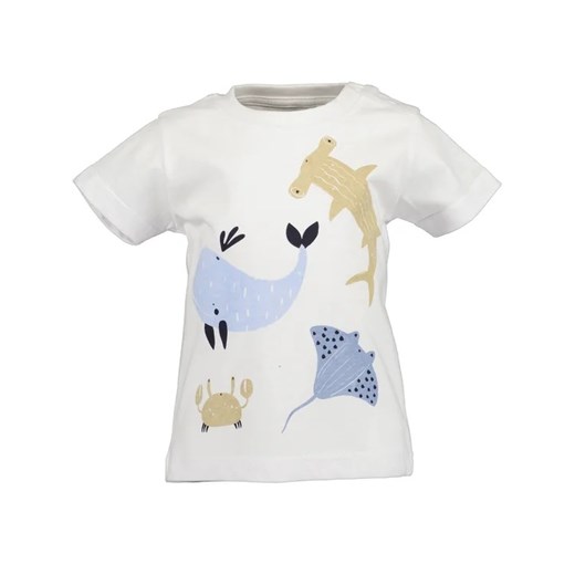 Blue Seven T-Shirt 928144 X Biały Regular Fit ze sklepu MODIVO w kategorii Koszulki niemowlęce - zdjęcie 168385559