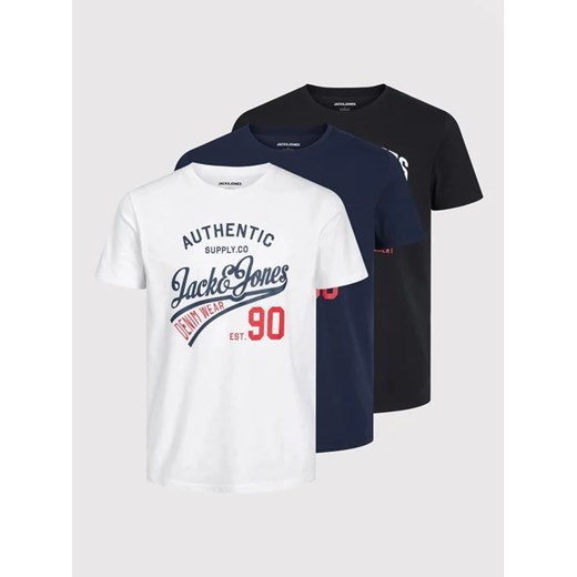 Jack&Jones Komplet 3 t-shirtów Ethan 12221269 Kolorowy Regular Fit ze sklepu MODIVO w kategorii T-shirty męskie - zdjęcie 168386557