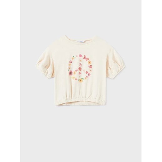 Mayoral T-Shirt 6056 Beżowy Mayoral 16Y MODIVO okazja