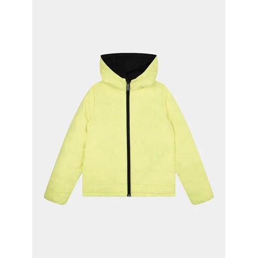 Karl Lagerfeld Kids Kurtka puchowa Z26105 M Żółty Regular Fit 4Y wyprzedaż MODIVO