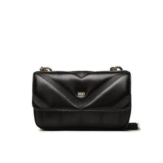 DKNY Torebka Becca Md Flap Should R313BW79 Czarny ze sklepu MODIVO w kategorii Kopertówki - zdjęcie 168388319