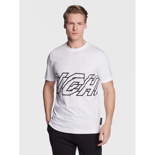 John Richmond T-Shirt UMP23158TS Biały Regular Fit ze sklepu MODIVO w kategorii T-shirty męskie - zdjęcie 168388628