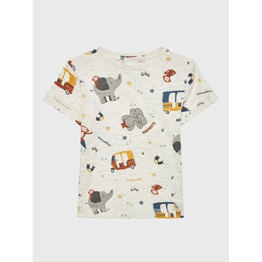 Zippy T-Shirt ZBBAP0303 23018 Beżowy Regular Fit ze sklepu MODIVO w kategorii Koszulki niemowlęce - zdjęcie 168388758