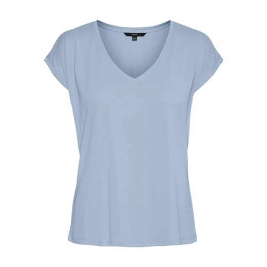 Vero Moda T-Shirt Filli 10247666 Błękitny Regular Fit ze sklepu MODIVO w kategorii Bluzki damskie - zdjęcie 168388786