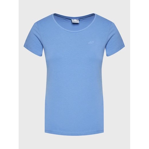 4F T-Shirt H4Z22-TSD350 Niebieski Regular Fit XS MODIVO
