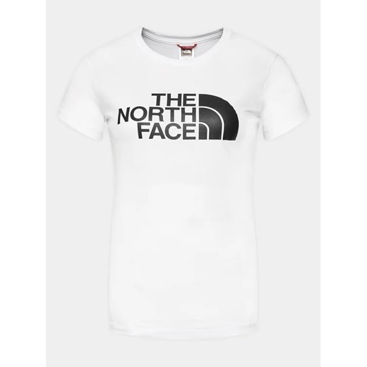 The North Face T-Shirt Easy Tee NF0A4T1Q Biały Slim Fit The North Face S okazja MODIVO