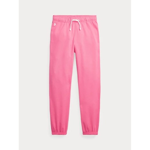 Polo Ralph Lauren Spodnie dresowe 313860018013 Różowy Regular Fit ze sklepu MODIVO w kategorii Spodnie dziewczęce - zdjęcie 168391579