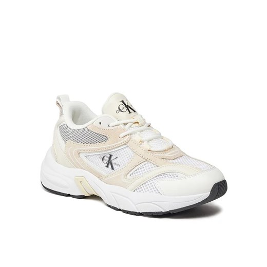 Buty sportowe damskie Calvin Klein sneakersy sznurowane wiosenne