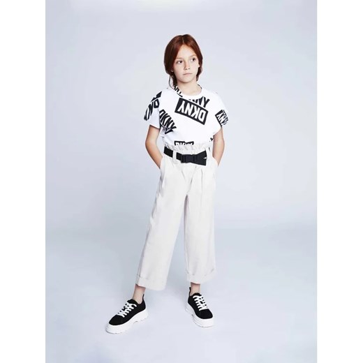 DKNY T-Shirt D35S84 S Czarny Regular Fit 12Y okazyjna cena MODIVO