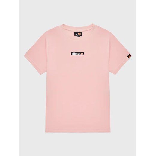 Ellesse T-Shirt Agliano S4Q17091 Różowy Regular Fit ze sklepu MODIVO w kategorii Bluzki dziewczęce - zdjęcie 168394009