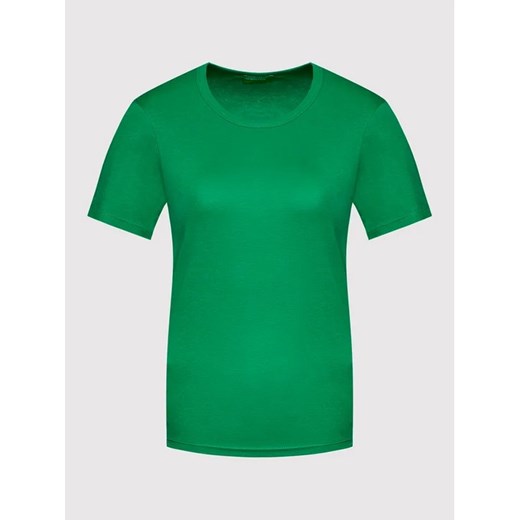 United Colors Of Benetton T-Shirt 3GA2E16A0 Zielony Regular Fit United Colors Of Benetton XS okazja MODIVO