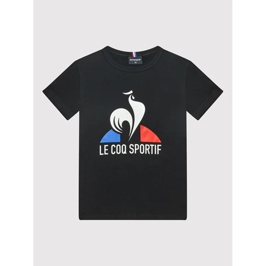 Le Coq Sportif T-Shirt 2210481 Czarny Regular Fit ze sklepu MODIVO w kategorii T-shirty chłopięce - zdjęcie 168395058