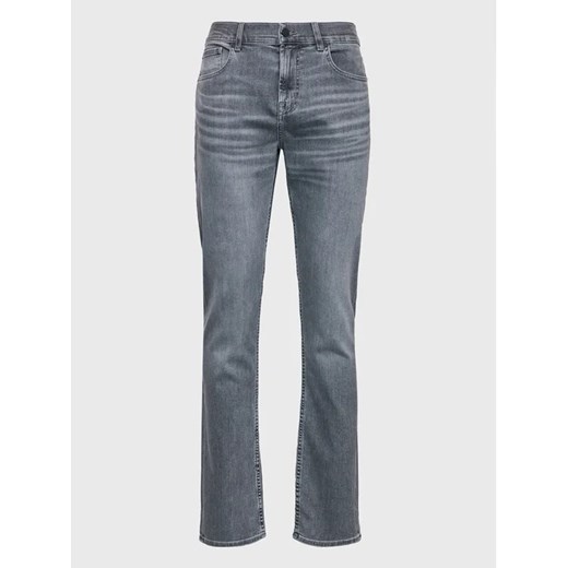 7 For All Mankind Jeansy Slimmy JSMSB820XS Szary Slim Fit ze sklepu MODIVO w kategorii Jeansy męskie - zdjęcie 168395198