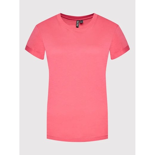 Pieces T-Shirt Ria 17086970 Różowy Regular Fit Pieces L MODIVO