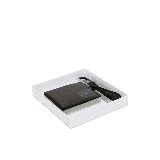 Calvin Klein Jeans Zestaw portfel i brelok B/Fold W/Coin+Carabiner Keyfob uniwersalny MODIVO