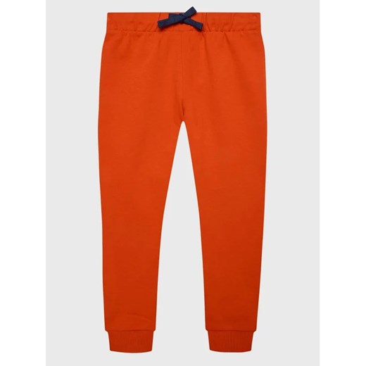 United Colors Of Benetton Spodnie dresowe 3BC1GF01P Czerwony Regular Fit ze sklepu MODIVO w kategorii Spodnie i półśpiochy - zdjęcie 168396219
