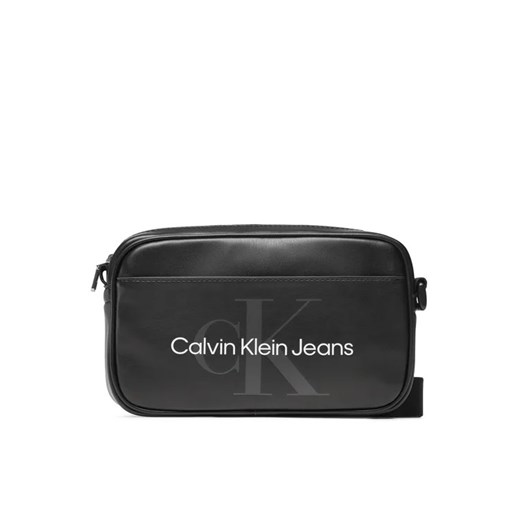 Calvin Klein Jeans Saszetka Monogram Soft Camera Bag22 K50K510396 Czarny ze sklepu MODIVO w kategorii Saszetki - zdjęcie 168396877