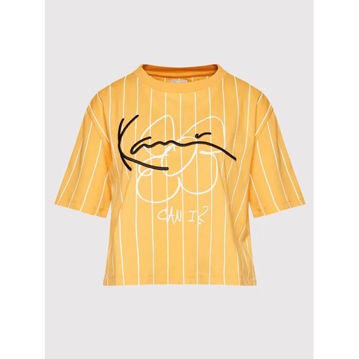 Karl Kani T-Shirt Signature Pinstripe 6130383 Pomarańczowy Relaxed Fit Karl Kani S MODIVO okazja