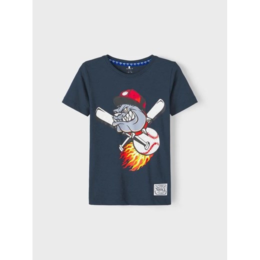 NAME IT T-Shirt 13213731 Granatowy Regular Fit ze sklepu MODIVO w kategorii T-shirty chłopięce - zdjęcie 168397949