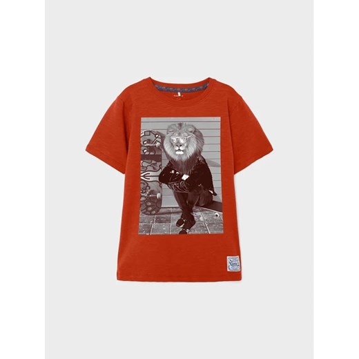 NAME IT T-Shirt 13206368 Pomarańczowy Regular Fit ze sklepu MODIVO w kategorii T-shirty chłopięce - zdjęcie 168398817