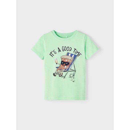 NAME IT T-Shirt 13215210 Zielony Regular Fit ze sklepu MODIVO w kategorii Koszulki niemowlęce - zdjęcie 168398958