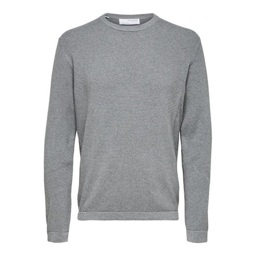 Selected Homme Sweter Rocks 16079776 Szary Regular Fit Selected Homme XXL MODIVO