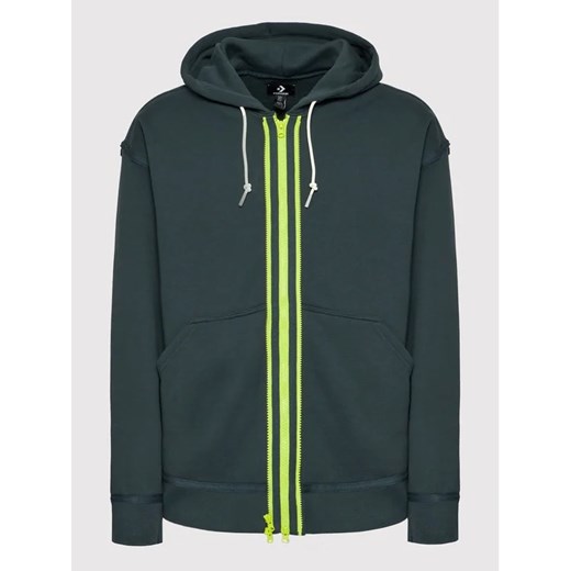 Converse Bluza Unisex Utility Fleece French Terry 10022002-A06 Granatowy Regular Converse M wyprzedaż MODIVO
