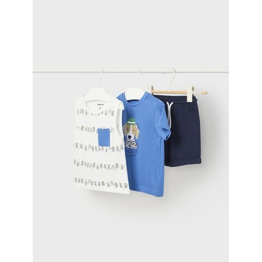 Mayoral Komplet t-shirt, top i spodenki 1644 Kolorowy ze sklepu MODIVO w kategorii Komplety niemowlęce - zdjęcie 168400897