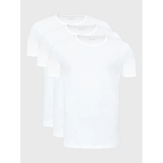 Boss Komplet 3 t-shirtów Classic 50475284 Biały Regular Fit ze sklepu MODIVO w kategorii T-shirty męskie - zdjęcie 168401059