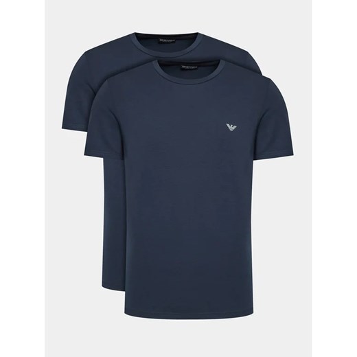 Emporio Armani Underwear Komplet 2 t-shirtów 111267 3F720 70835 Granatowy Regular Fit ze sklepu MODIVO w kategorii T-shirty męskie - zdjęcie 168401807