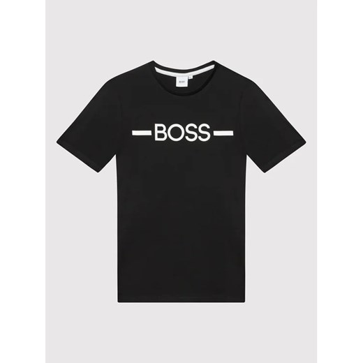 Boss T-Shirt J25N29 S Czarny Regular Fit 8Y promocja MODIVO